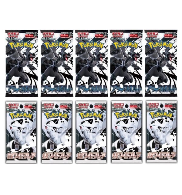 Pack 5 Sobres White Flare o Black Bolt